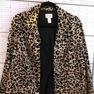 Leopard print jacket